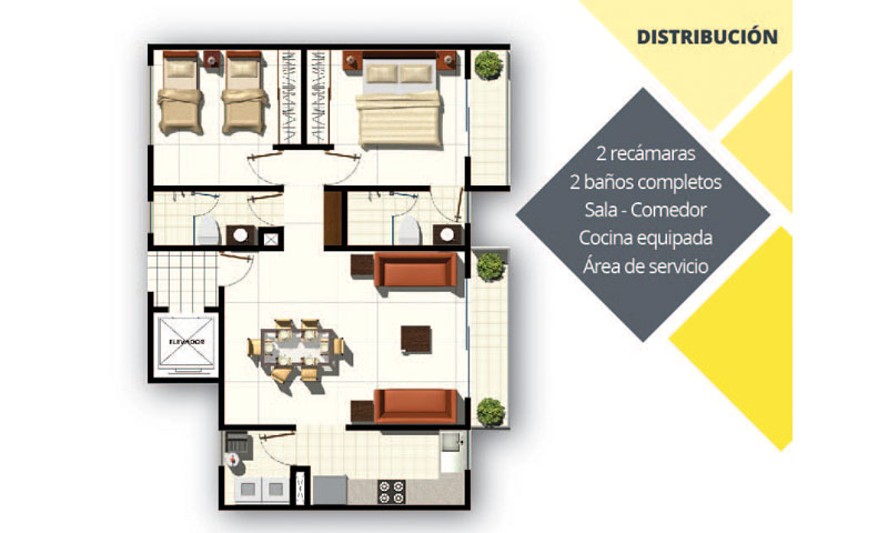 Departamentos en Venta en Napoles